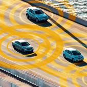 Autos auf der Autobahn